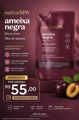 Refil Hidratante Ameixa negra