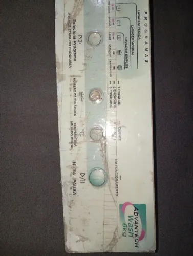 Peça painel máquina de lavar 6 kilos