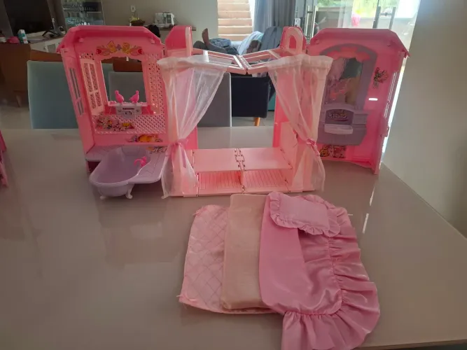 Casa romântica da barbie