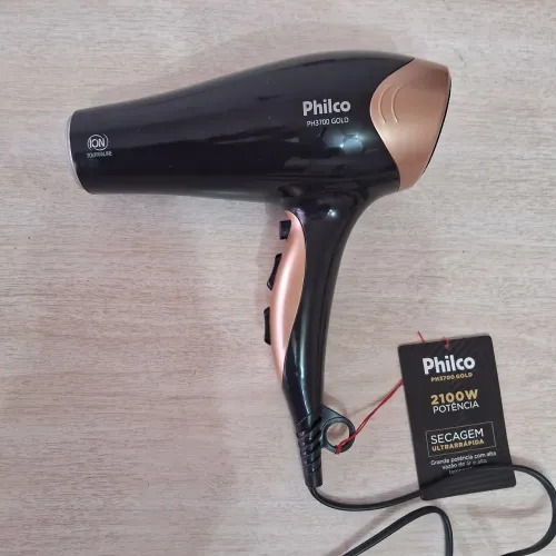 Secador de cabelos com ions Philco PH3700 Gold Tourmaline 220V