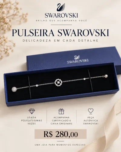 Pulseira Swarovski 