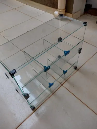 Baleiro de vidro modular