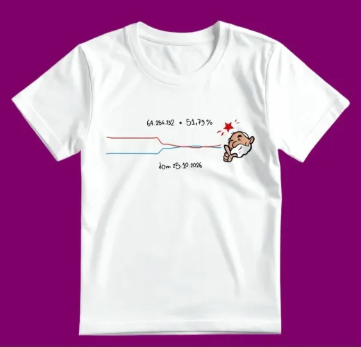 Camisas lula reeleito 2026