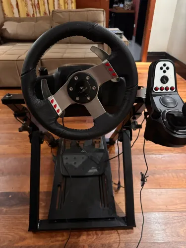 Cockpit EXR-S + Logitech G27 Completo | Volante, Pedais e Câmbio