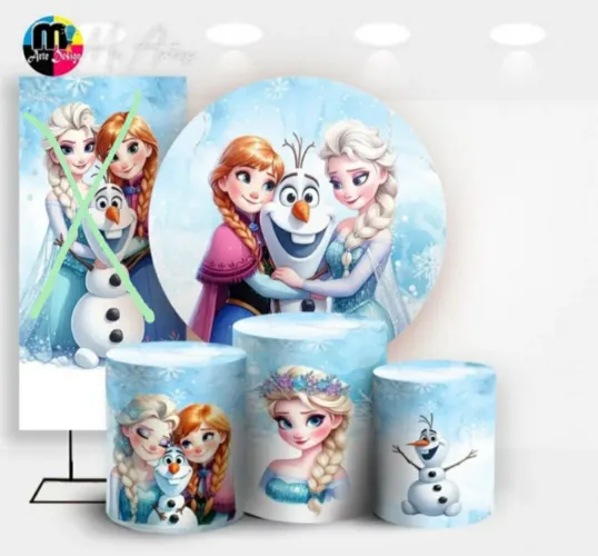 Capas frozen aniversário