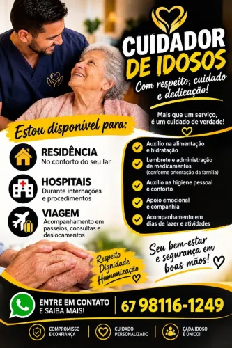 Cuidador de idoso profissional