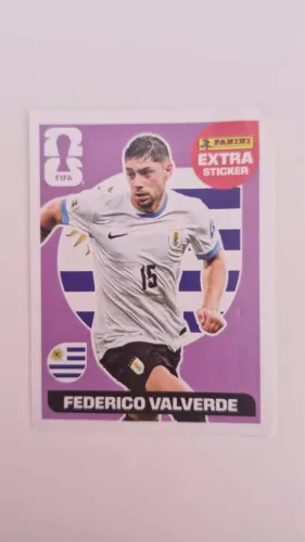 Figurinhas Extra Sticker Panini FIFA 2025 - Mbappé e Valverde (Raras)