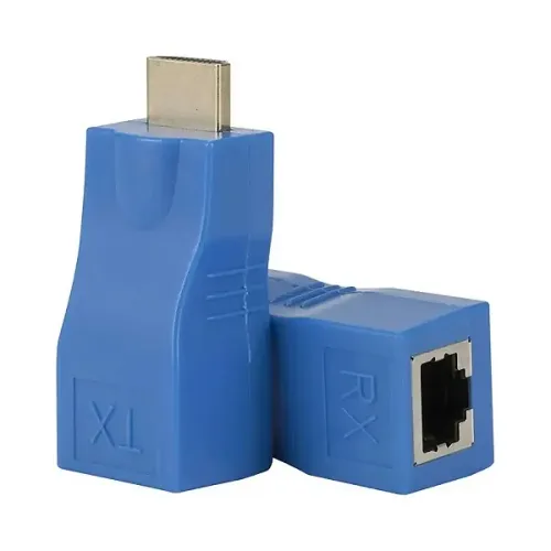Adaptador Extensor RJ para HDMI até 20 Metros via Cabo de Rede Full HD 1080p