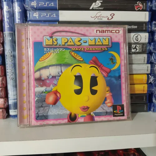 Ms PAC Man - Maze madness - Jap PS1