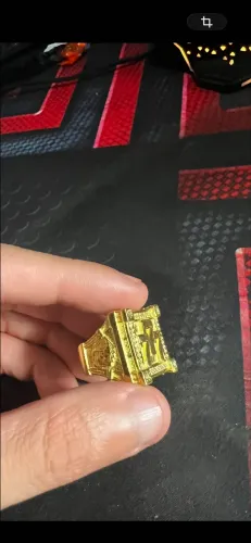Dedeira 777 ajustável banhada a ouro 18K pra vender hoje