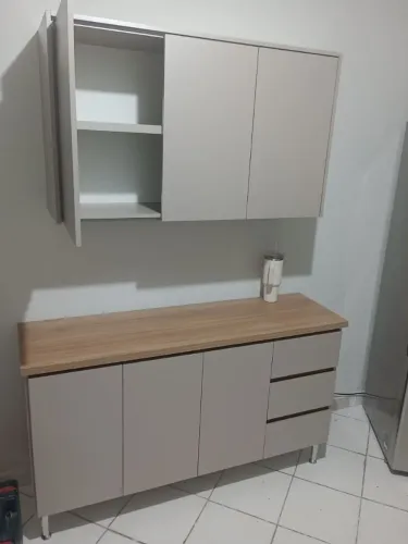 Armários para cozinha 100% MDF de 1,20  várias cores  
