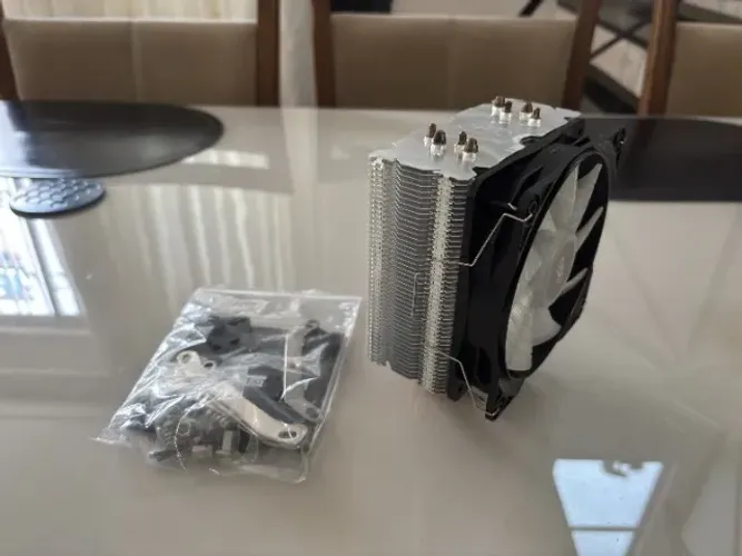 AIRCOOLER DEEPCOOL GAMMAX 400 V2 - FAN RGB VERMELHO
