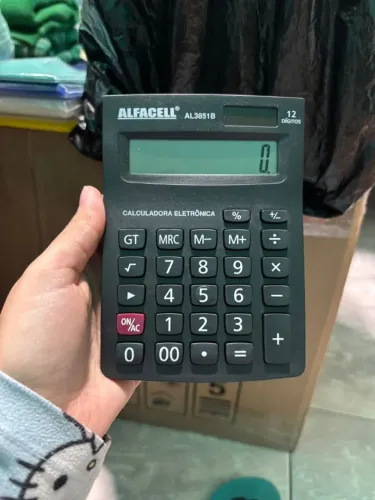 Calculadora Eletrônica Alfacell 12 Digitos Al3851b