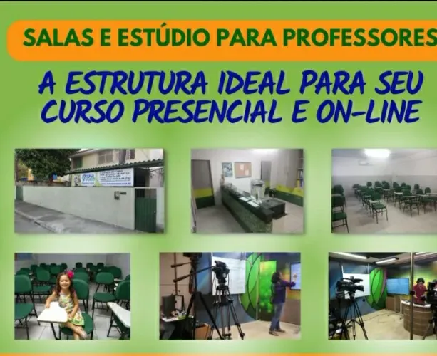Alugue salas prontas pra cursos 