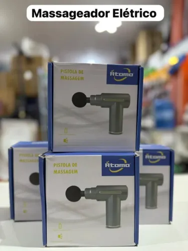 Pistola Massageadora Elétrica Recarregável Profissional | Alívio das Dores Musculares