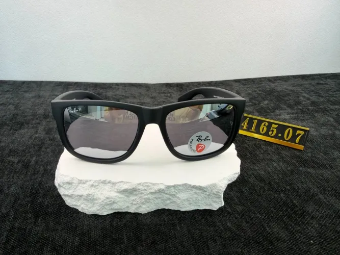 Ray ban oculos de sol justin polarizado rb4165 lente prata