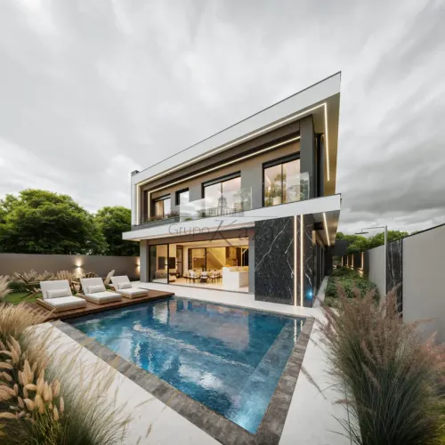 Casa em Condomínio - Condomínio Jardim do Golfe - 4 Suítes - 380m².
