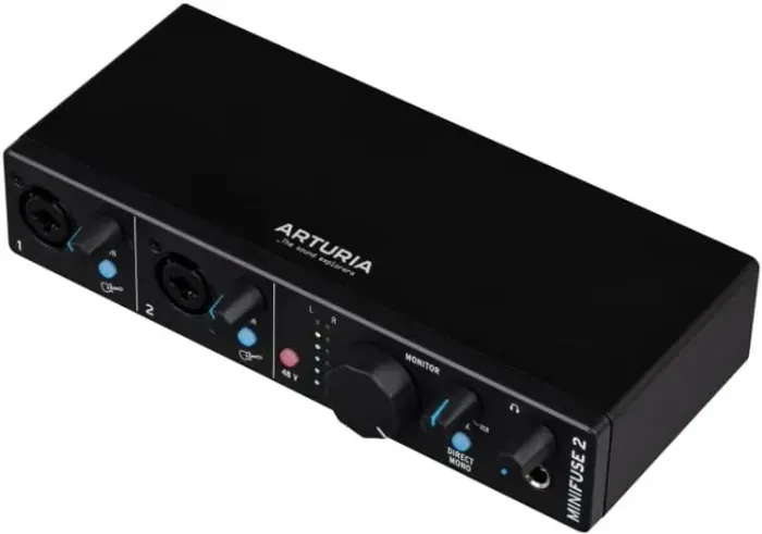 ARTURIA - Minifuse 2 - Interface Usb Compacta de Áudio E Midi com Software Criativo 