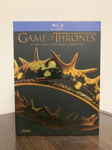 blu-ray game of thrones - 2ª temporada - 5 discos - edição digipack