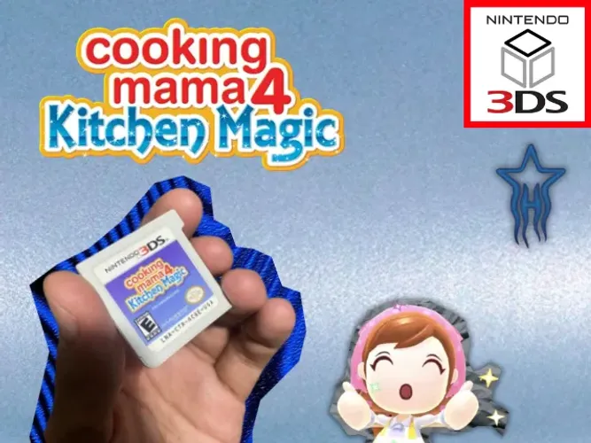 Nintendo 3DS: Cooking Mama 4: Kitchen Magic - Mídia Física Original