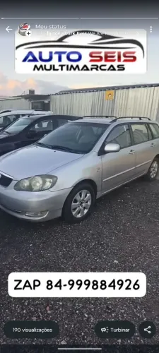 Toyota Corolla Fielder SW 1.8/1.8 XEI Flex Aut. 2008