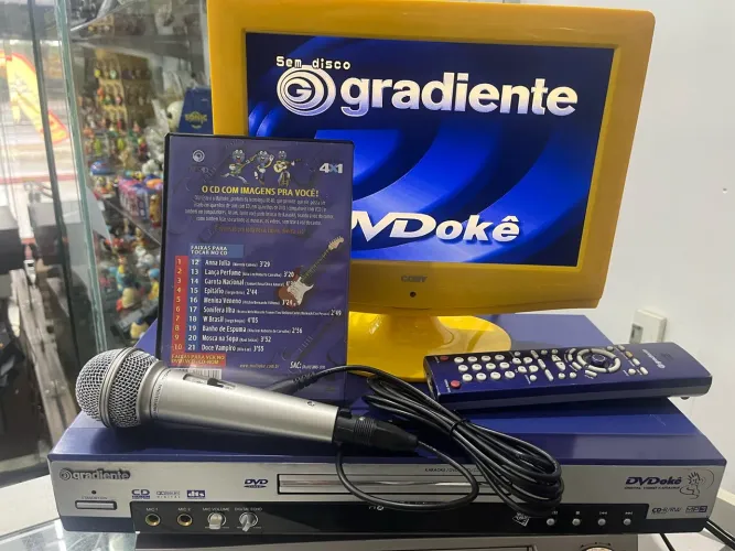 Gradiente dvdoke k35 karaokê