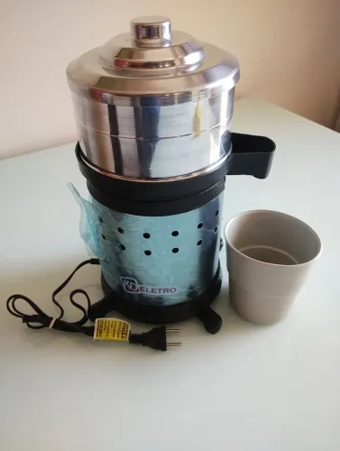 Espremedor Industrial Profissional Frutas Laranja Suco Inox Prateado 127/220v 50hz