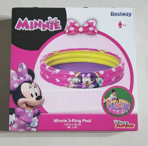 Piscina Inflável Infantil Minnie Disney Bestway 140 Litros Nova