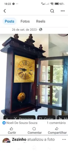 Relógio carrilhão antigo