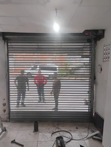 Porta de enrolar automática usada transvision