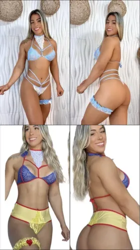 Lingeries sensuais.