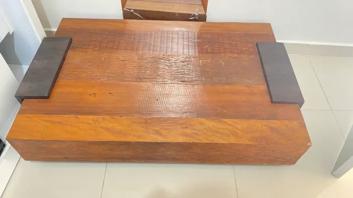 mesa de centro madeira