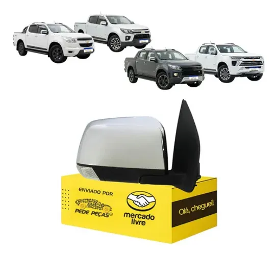 Retrovisor S10 2019 2020 2021 2022 2023 2024 2025 2026 L.d