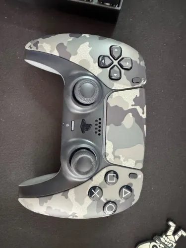 Dualsense Ps5 Cinza Camuflado (2 anos de garantia)