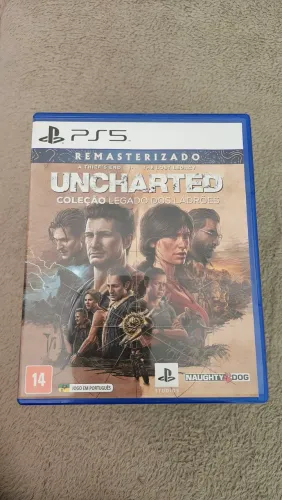 Jogo PS5 Uncharted remasterizado<br><br>THE LOST LEGACY<br><br>UNCHARTED<br><br>COLEÇÃO LEGADO DOS LADRÕES
