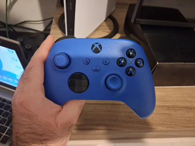 Controle Xbox series S e X azul