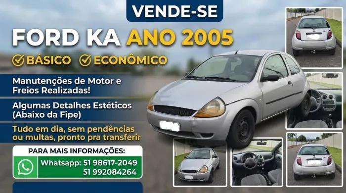 Ford KA GL 1.0i Zetec Rocam 2005