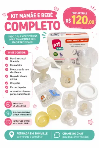 Bomba manual de tirar leite