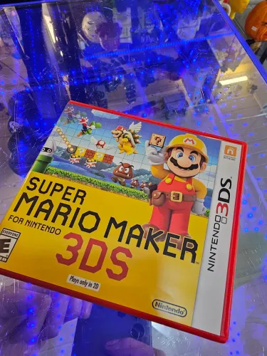 Encarte/capa sem o jogos supermario maker 3ds