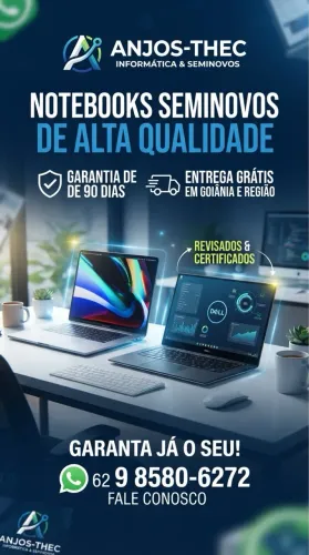 Notebooks semi novos 