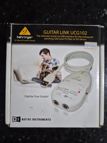 Interface de áudio Behringer Guitar Link UCG102