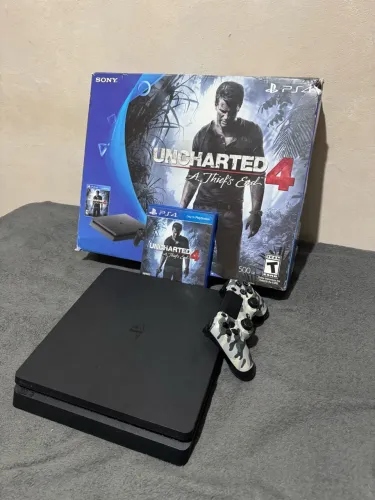 PS4 SLIM edição Uncharted 4