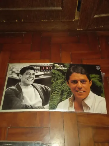 Lote 2 discos de Vinil Chico Buarque conservados lavados plásticos novos
