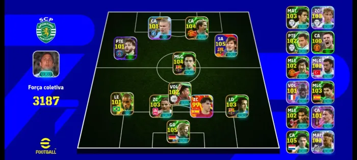 Conta de efootball