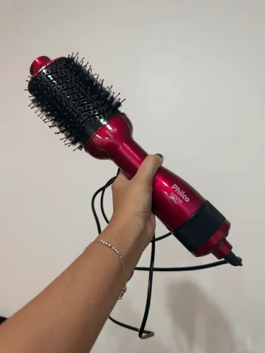 Escova Secadora Philco 4 em 1 - Vermelha