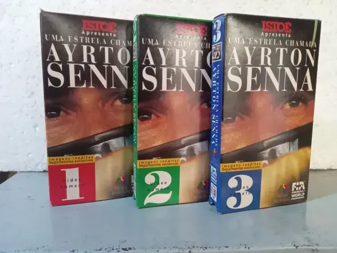Fitas Vhs Uma Estrela Chamada Ayrton Senna Ler Descrição (Usado)