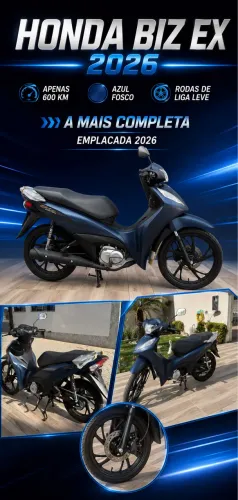 HONDA BIZ EX 2026 ZERADA