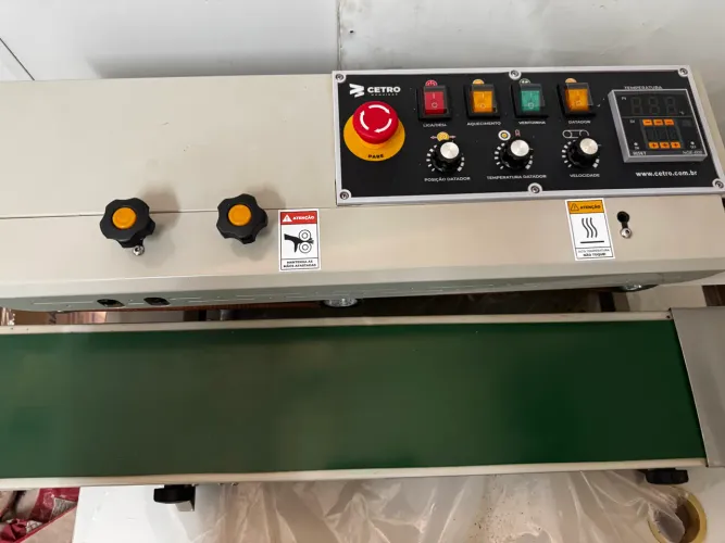 Seladora continua automática com datador 