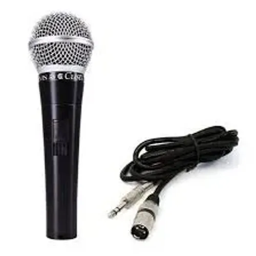 microfone sm58 simples com cabo de 5m super oferta 