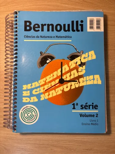 Livro Apostila Bernoulli Natureza e Matemática - 1° Série Vol. 2 - 2022